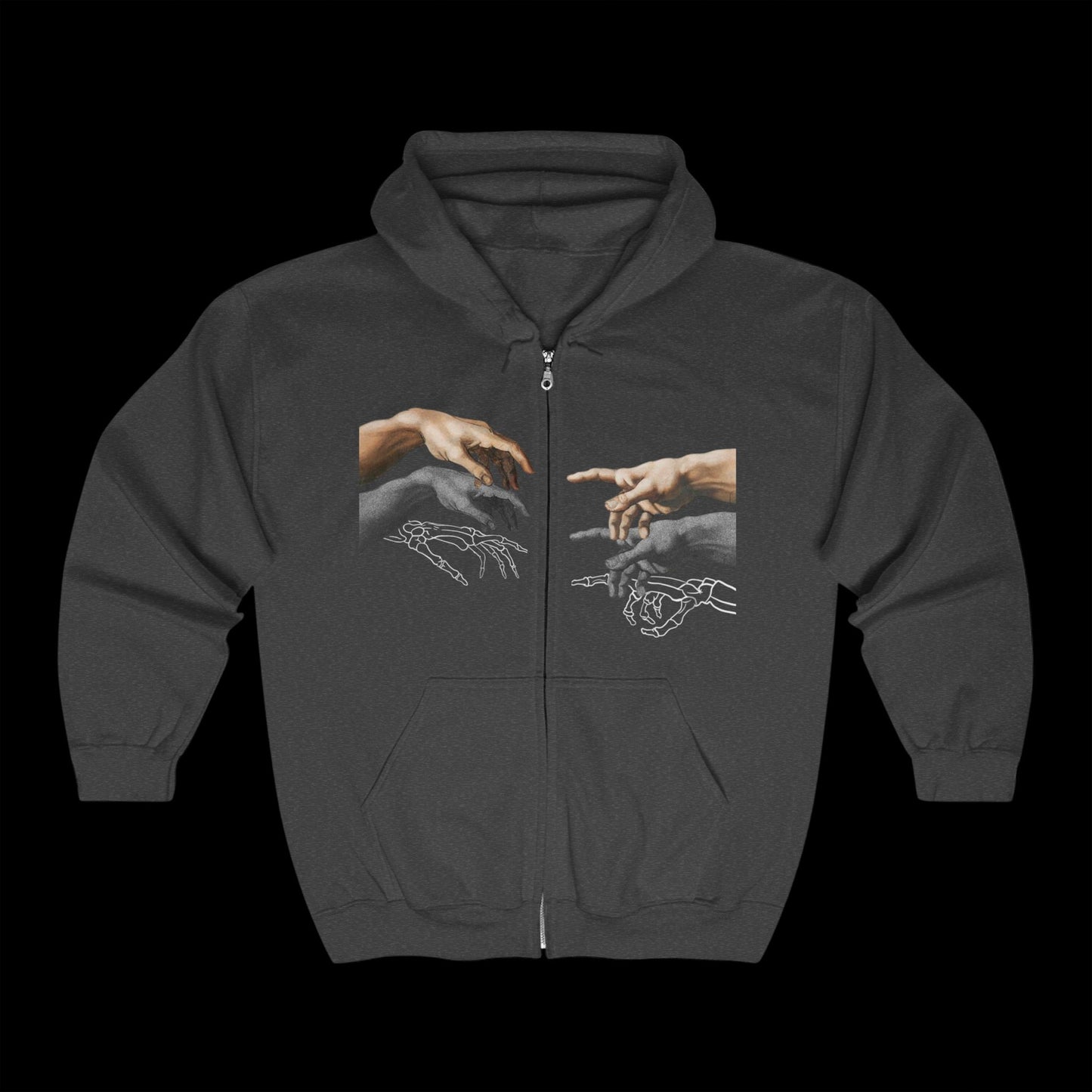 'HAND OF GOD' Christian Zip-up Hoodie