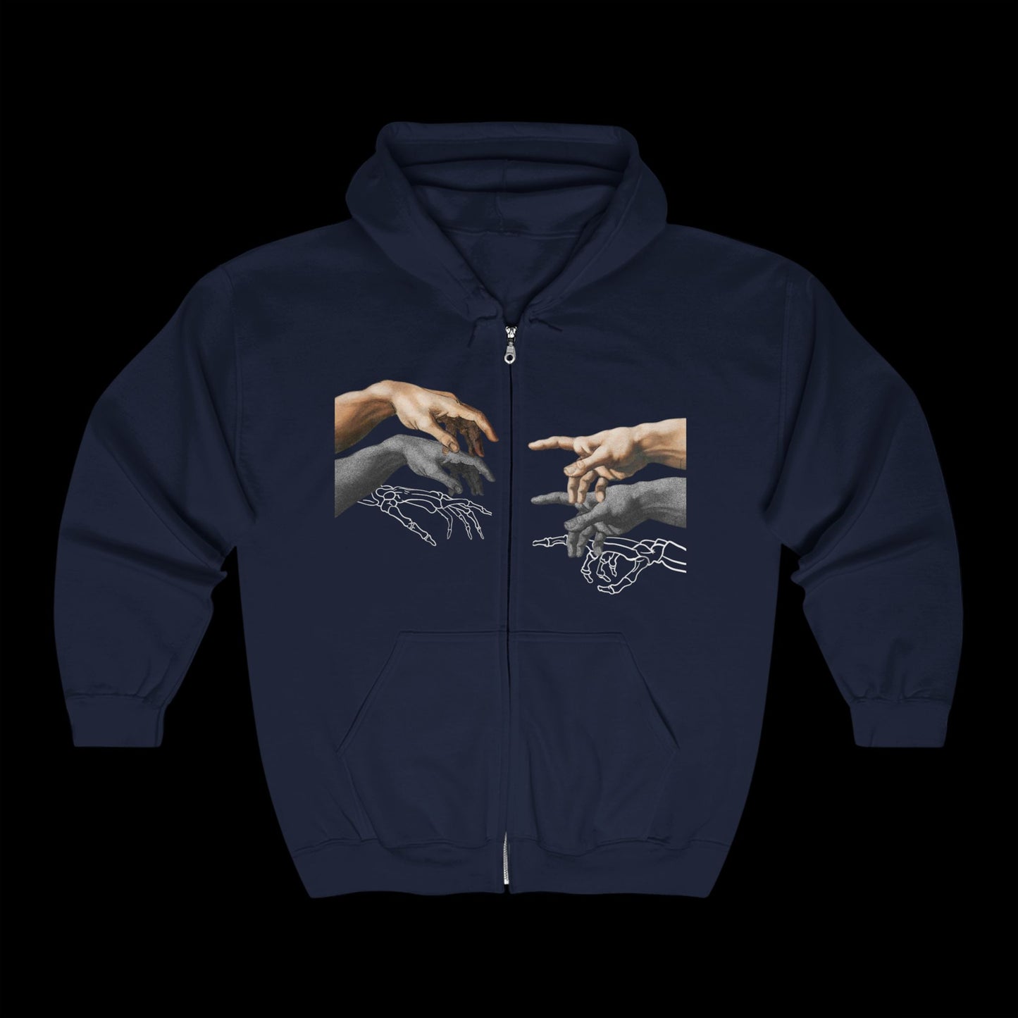 'HAND OF GOD' Christian Zip-up Hoodie