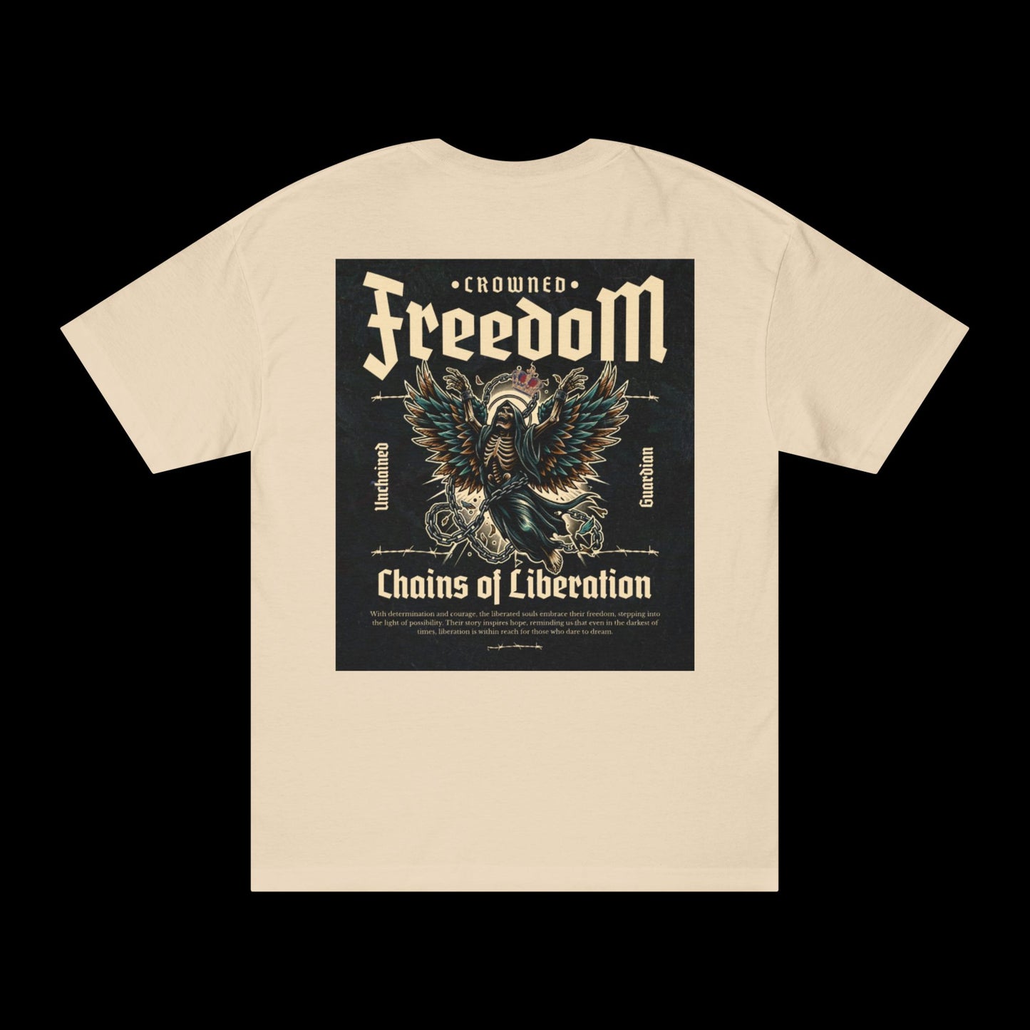 'CROWNED FREEDOM' Angelic Tee - KINGSKULL Edition