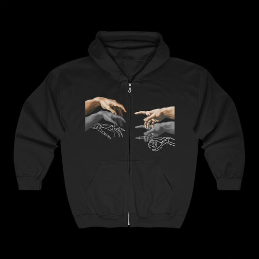 'HAND OF GOD' Christian Zip-up Hoodie