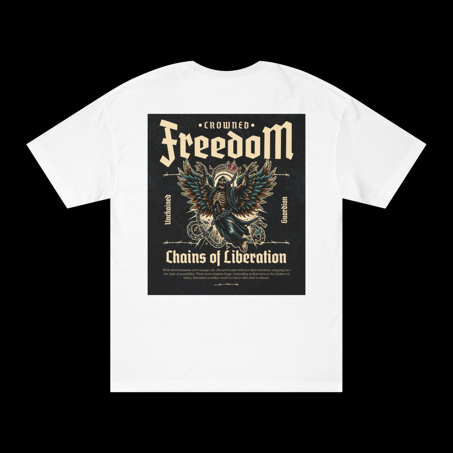 'CROWNED FREEDOM' Angelic Tee - KINGSKULL Edition