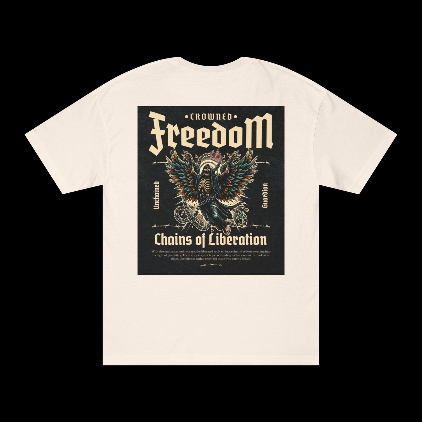 'CROWNED FREEDOM' Angelic Tee - KINGSKULL Edition